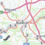 Map for location: Namur, Belgium