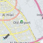 Map for location: Old Airport, Qatar