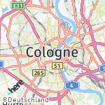 Map for location: Cologne, Germany