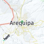 Map for location: Arequipa, Peru