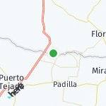 Map for location: Tarragona, Colombia
