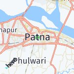 Map for location: Patna, India