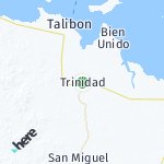 Map for location: Trinidad, Philippines