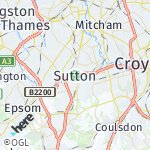 Map for location: Sutton, United Kingdom