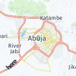 Map for location: Abuja, Nigeria