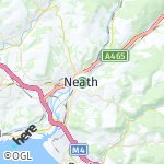 Map for location: Neath, United Kingdom