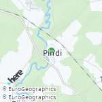 Map for location: Pindi, Estonia