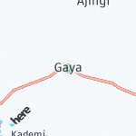 Map for location: Gaya, Nigeria
