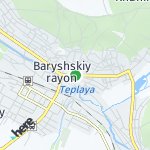 Map for location: Barysh, Russia