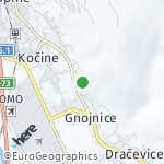 Map for location: Gnojnice, Bosnia And Herzegovina