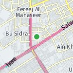 Map for location: Fereej Al Murra, Qatar