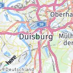Map for location: Duisburg, Germany