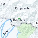 Map for location: Hasimara, Bhutan