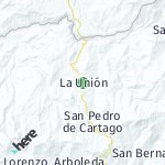 Map for location: La Unión, Colombia