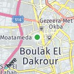 Map for location: El Moatameda, Egypt