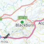 Map for location: Blackburn, United Kingdom