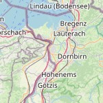 Map for location: Lustenau, Austria