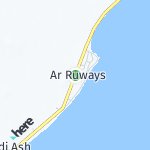 Map for location: Al Ruwais, Oman