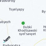 Map for location: Dubki, Belarus