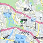 Map for location: Jurong East, Singapore