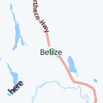 Map for location: Belize, Belize