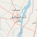 Map for location: Dera Ismail Khan, Pakistan
