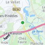 Map for location: Le Marrat, France