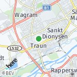 Map for location: Traun, Austria