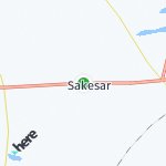 Map for location: Sakesar, Pakistan