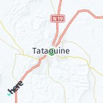 Map for location: Tataouine, Tunisia