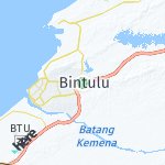 Map for location: Bintulu, Malaysia