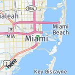 Map for location: Miami, United States