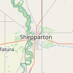 Map for location: Shepparton, Australia