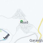 Map for location: Abad, Azerbaijan