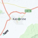 Map for location: Kasserine, Tunisia