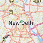 Map for location: Delhi, India