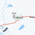 Map for location: Trinidad, Bolivia