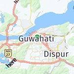 Map for location: Guwahati, India