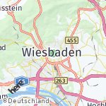 Map for location: Wiesbaden, Germany
