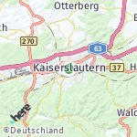 Map for location: Kaiserslautern, Germany
