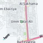 Map for location: Umm Salal Ali, Qatar