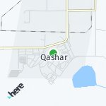 Map for location: Qashar, Kazakhstan