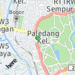Map for location: Paledang, Indonesia