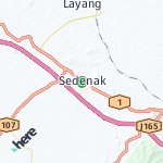 Map for location: Sedenak, Malaysia