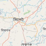 Map for location: Sylhet Sadar, Bangladesh