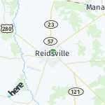 Map for location: Reidsville, United States