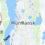 Map for location: Murmansk, Russia
