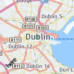 Map for location: Dublin, Ireland