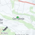 Map for location: Corralejo, Spain
