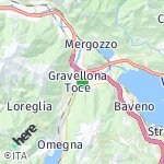 Map for location: Gravellona Toce, Italy